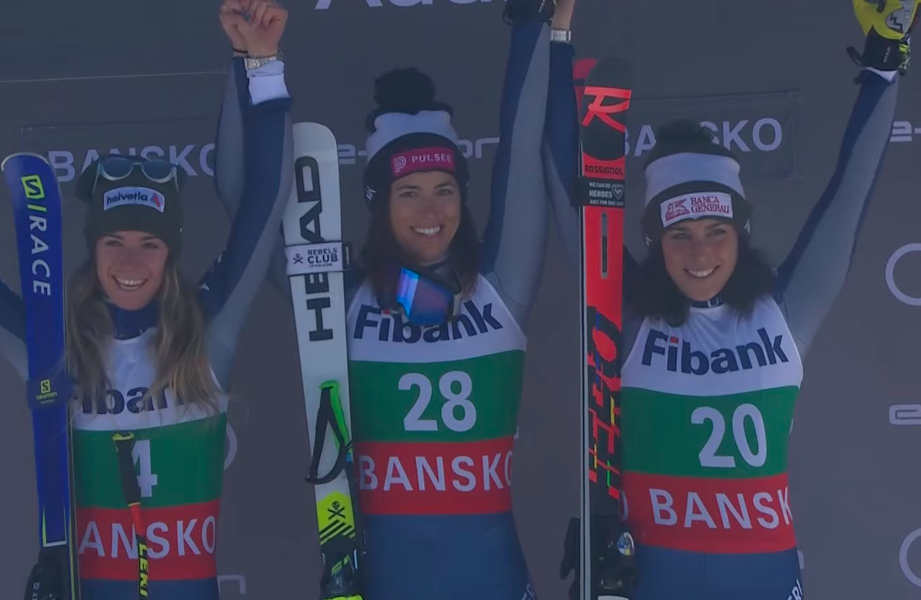 Coppa del mondo di Sci Bansko trionfo azzurro che riempie il podio