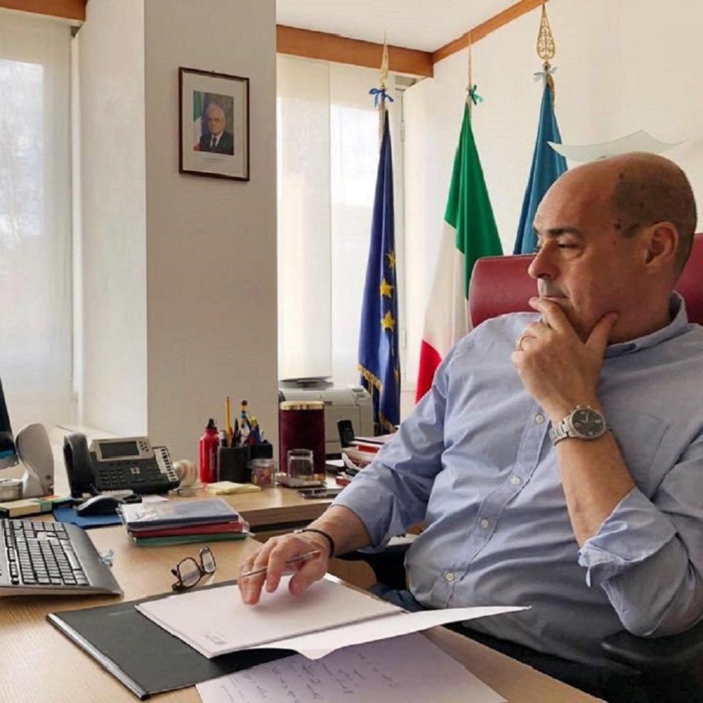 Zingaretti invita a non avere paura