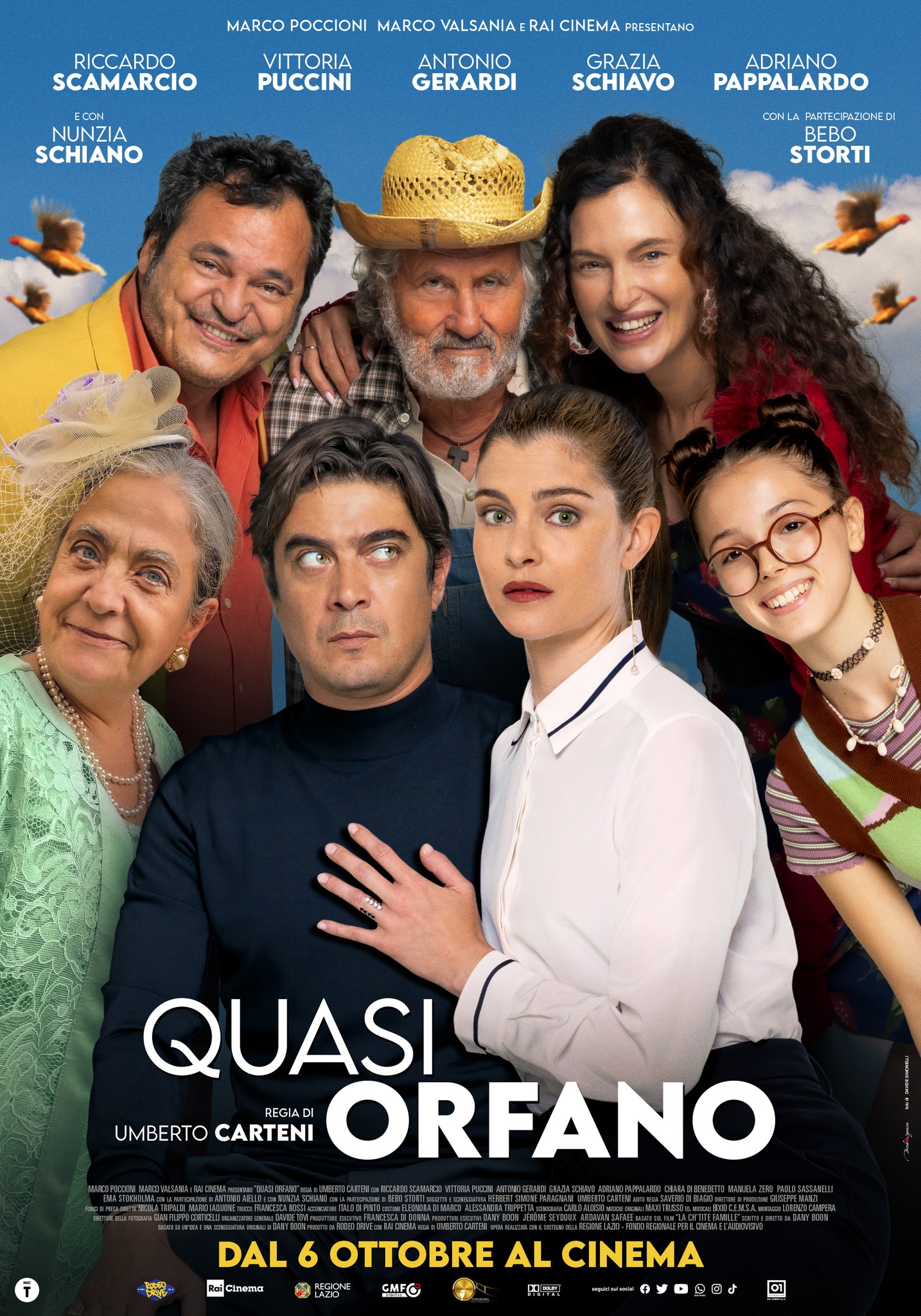 "Quasi orfano" con Riccardo Scamarcio e Vittoria Puccini dal 6 ottobre al cinema