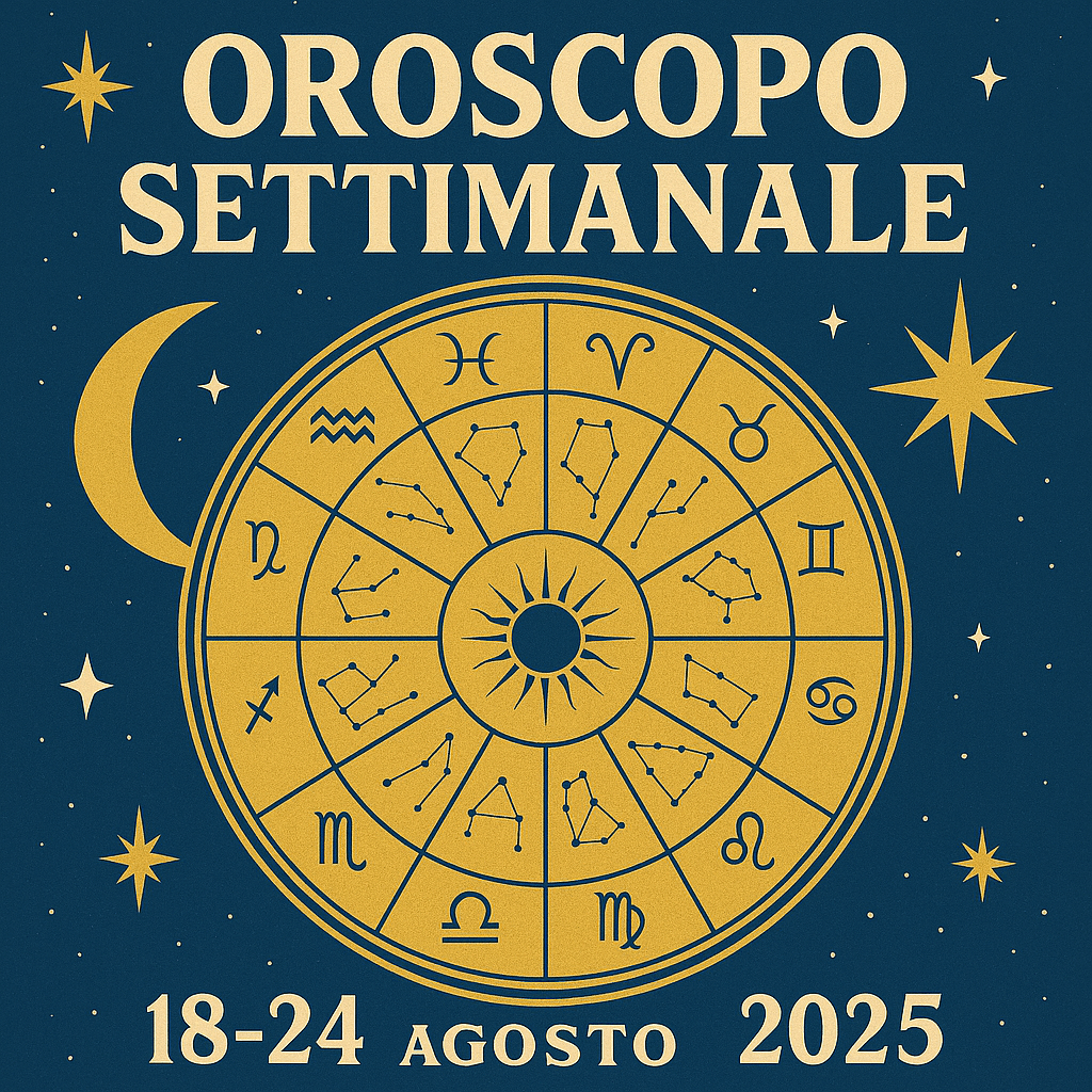 Oroscopo settimanale dal 18 al 24 Agosto 2025